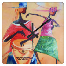 Dance Nyahbinghi Wallclock
