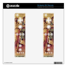 Dance of Apollo with the Muses by Giulio Romano Wii Remote Skin