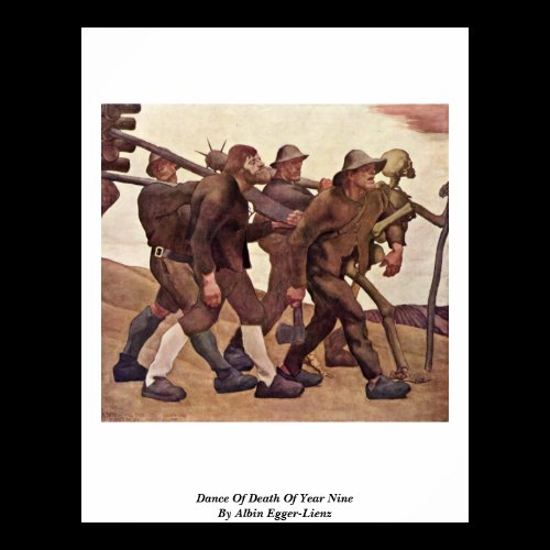 Dance Of Death Of Year Nine By Albin Egger-Lienz Print