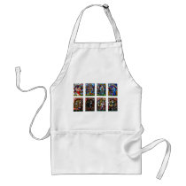 Dance of Death Stained Glass Aprons