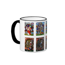 Dance of Death Stained Glass Coffee Mug