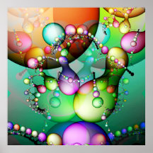 Dance of Globs Variation 1  Art Print