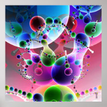 Dance of Globs Variation 2  Art Print