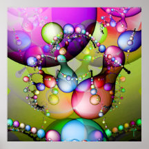 Dance of Globs Variation 3  Art Print