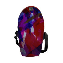 Dance of Life - Abstract Whimsical Light Mini messenger bags