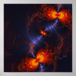Dance of the Eyes – Indigo and Gold Sight posters