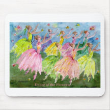 Dance Of the Flowers Mousepads