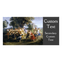 Dance of the Italian Villagers Customized Photo Card