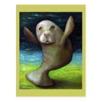 Dance Of The Manatee postcards