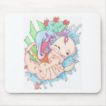 Dance of the Narwhal Mousepad