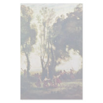 Dance Of The Nymphs Detailed By Corot Jean-Baptist Customized Stationery