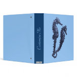 Dance Of The Seahorses (Blue) Vinyl Binder