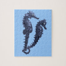 Dance Of The Seahorses (Blue) Puzzles