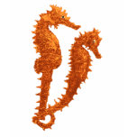 Dance Of The Seahorses (Orange) t-shirts