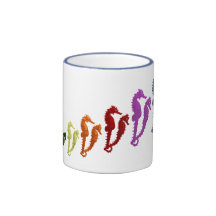 Dance Of The Seahorses Pop Art 1 Mugs