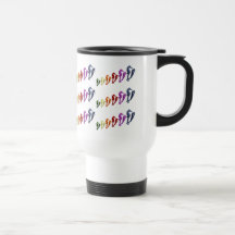 Dance Of The Seahorses Pop Art 1 (patterened) Mug