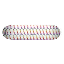 Dance Of The Seahorses Pop Art 1 (patterened) Skate Boards