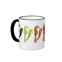 Dance Of The Seahorses Pop Art 2 Mug