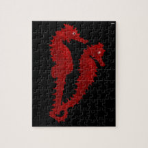 Dance Of The Seahorses (Red) Puzzle