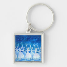 Dance of the Snowflakes Premium Keychain