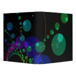 Dance of the Spheres II – Cosmic Violet &amp; Teal Binder