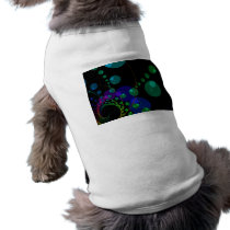 Dance of the Spheres II – Cosmic Violet & Teal Dog Shirt