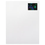Dance of the Spheres II – Cosmic Violet &amp; Teal Custom Letterhead