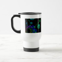 Dance of the Spheres II – Cosmic Violet & Teal Mug