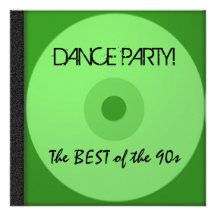 Dance Party CD Invite
