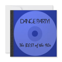 Dance Party CD Invite