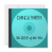Dance Party CD Invite