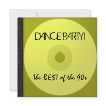 Dance Party CD Invite