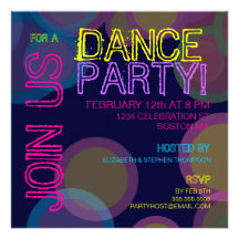 Dance Party! Invitation