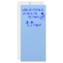 DANCE PERSONALIZED RACK CARD
