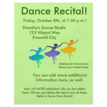 Dance Recital Flyer