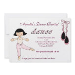 Dance Recital Personalized Invitations
