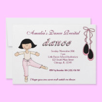 Dance Recital invitations