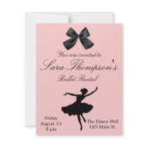 Dance Recital Invitation
