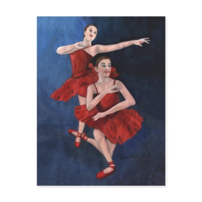 Dance Recital Invitation Post Card by SherryHolderHunt
