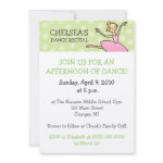Dance Recital Invitations 