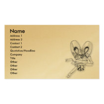 dance school business cards