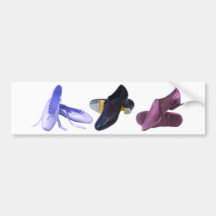 Dance Shoes Bumper Sticker