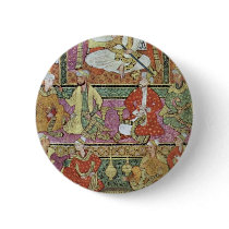 Dance Show Before Muhammad Qula Qã "Tb Shâh,  By Pinback Button