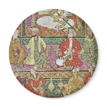 Dance Show Before Muhammad Qula Qã "Tb Shâh,  By Fridge Magnet