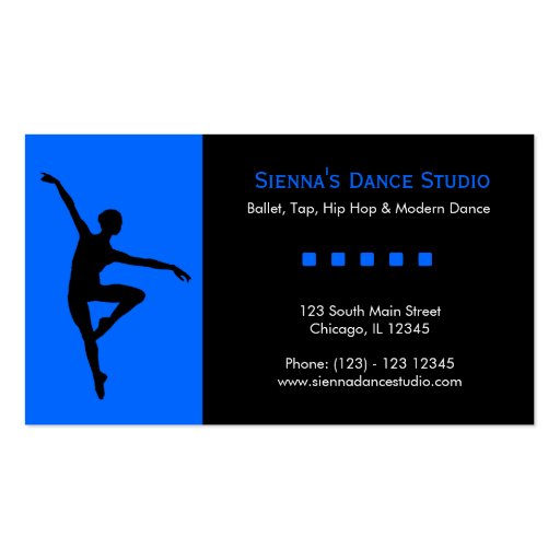 Dance Studio Business Card