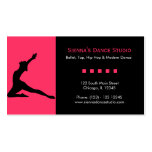 Dance Studio Business Card Templates