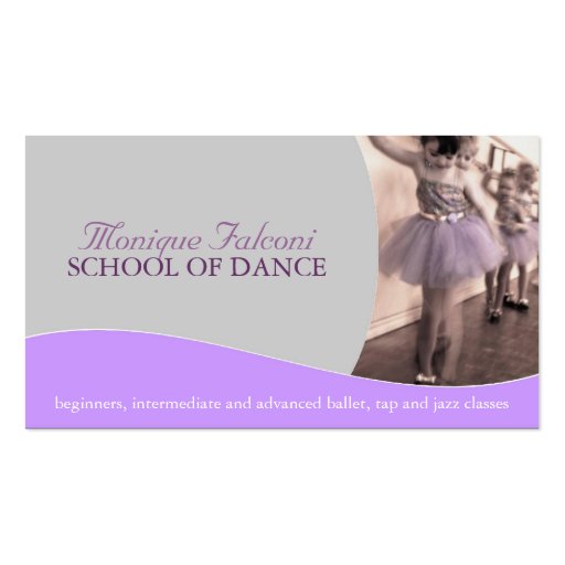 Dance Teacher Business Card
