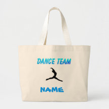 Dance Team Personalized Tote Tote Bags