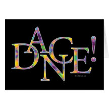 Dance! (Tie-dye) Card