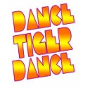 Dance Tiger Dance- girls electro dance club shirt by dustyvinyldesign Dance Tiger Dance- girls electro dance club shirt